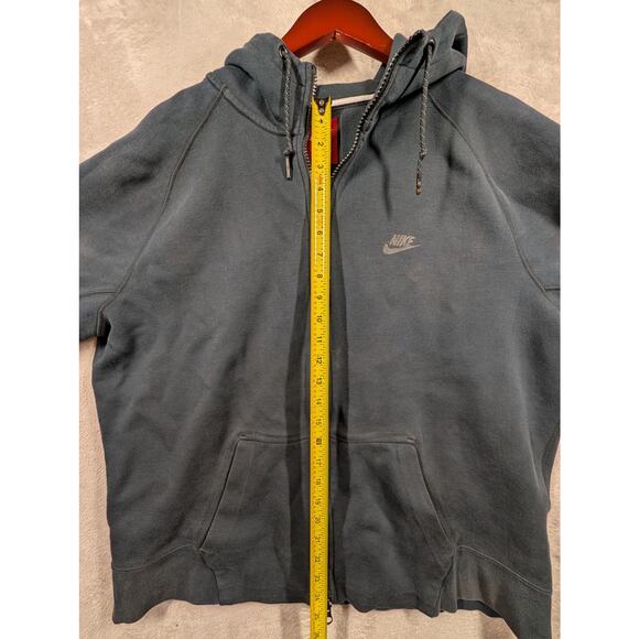 Nike Tech Essentials Full Zip Hoodie Jacket Size XXL 2XL Black *Distressed - Picture 9 of 11